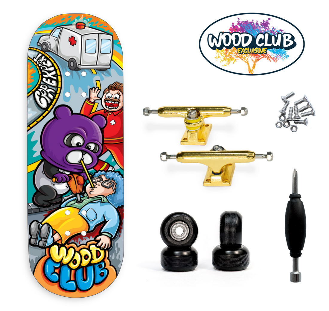 WoodClub EXCLUSIVE Fingerboard 32mm - "CPR"
