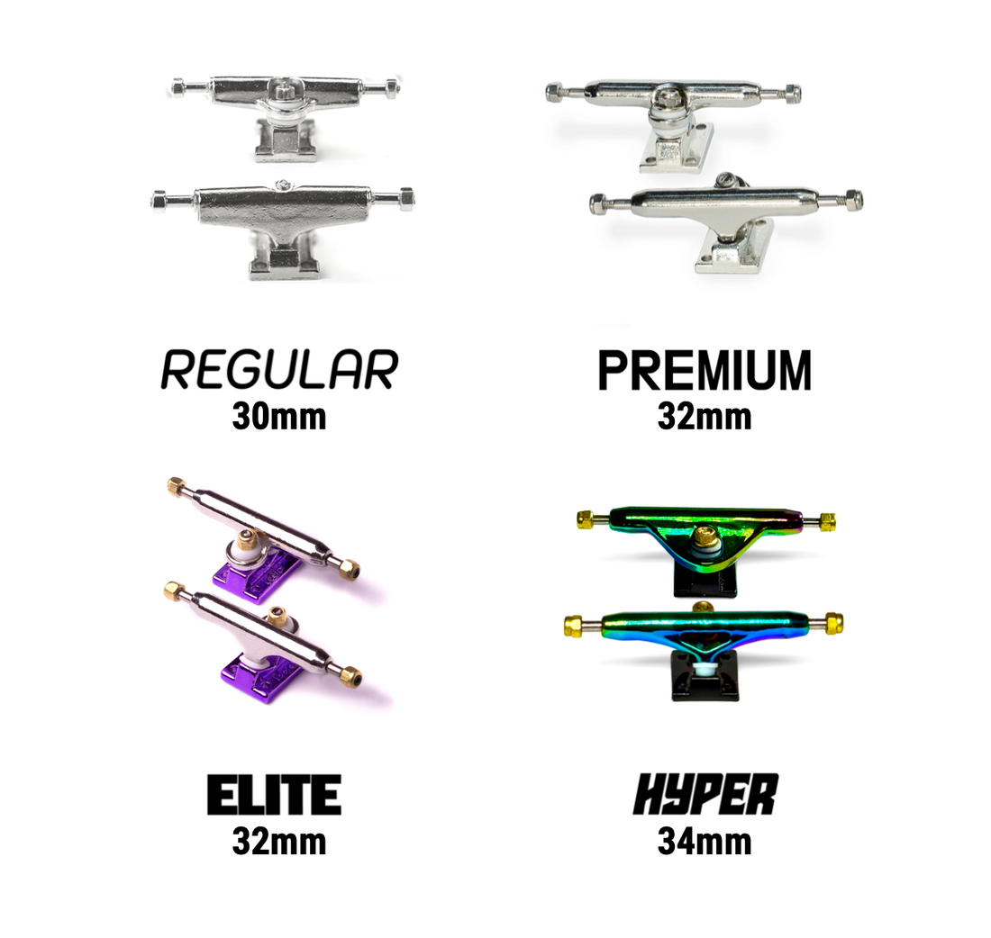 WoodClub Wooden Fingerboard 32mm - Purple