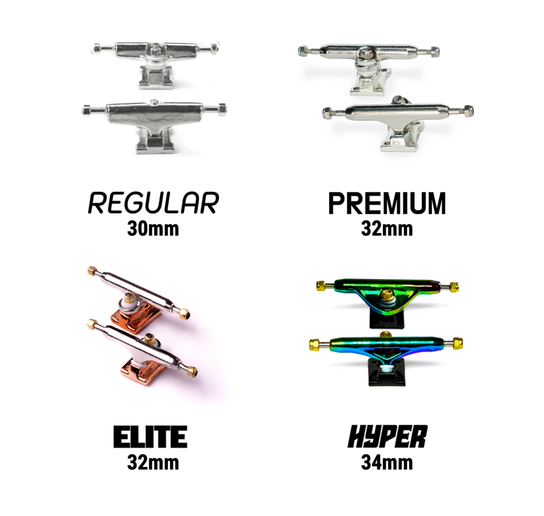 WoodClub Wooden Fingerboard 32mm - Black
