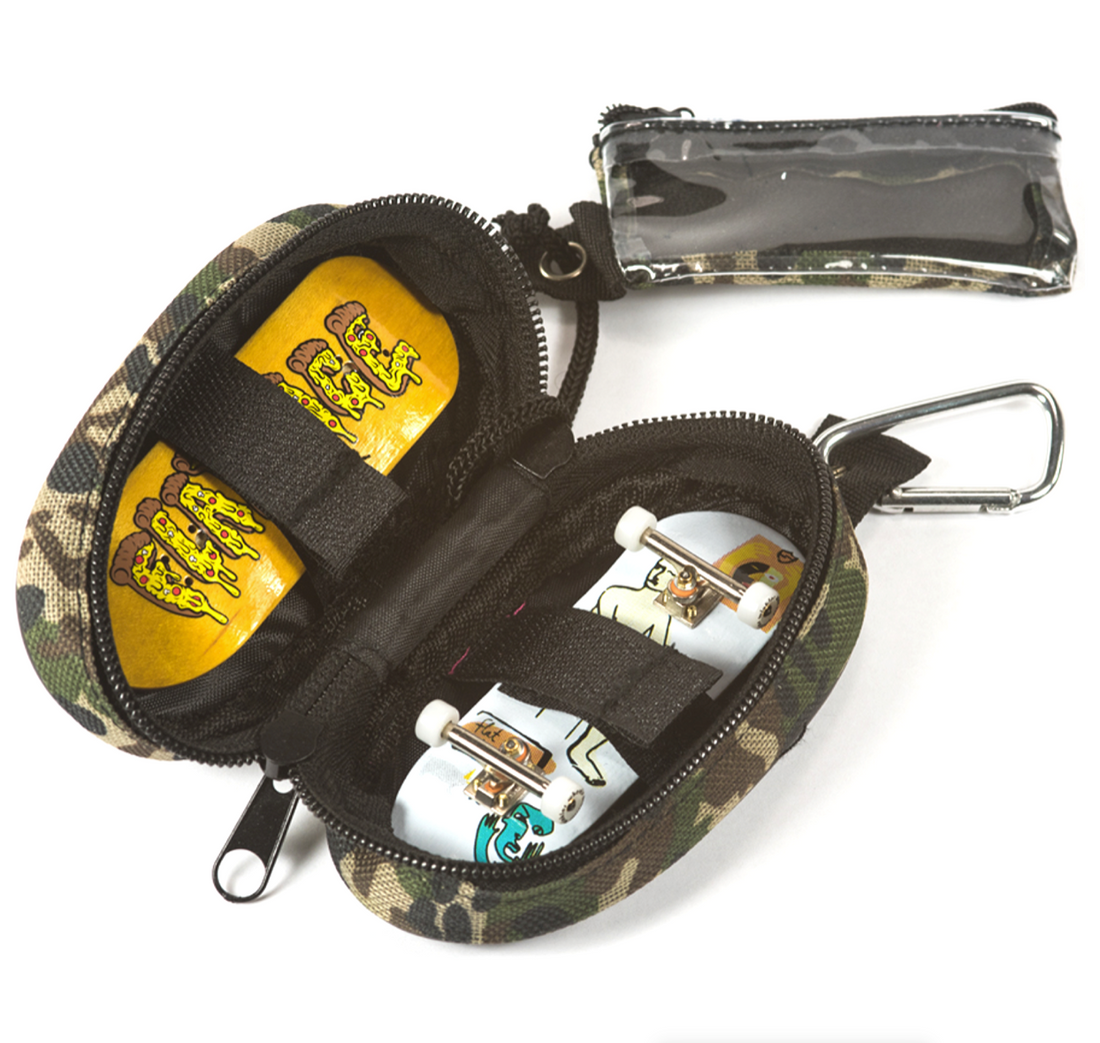 Fingerboard Bag - Camo - Wooden Fingerboards