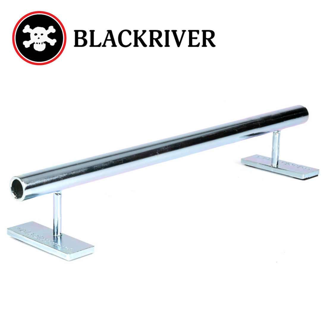 Blackriver Ironrail Pipe Low - Silver - Wooden Fingerboards