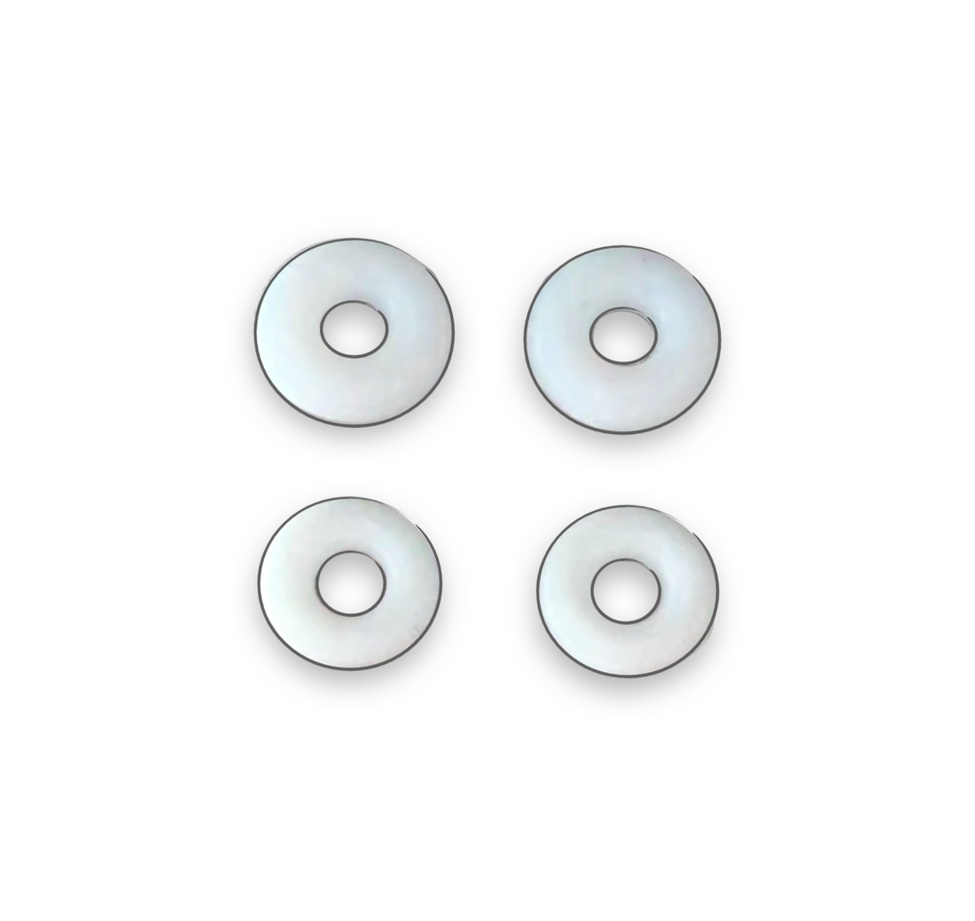 WoodClub Bushings - White - Wooden Fingerboards