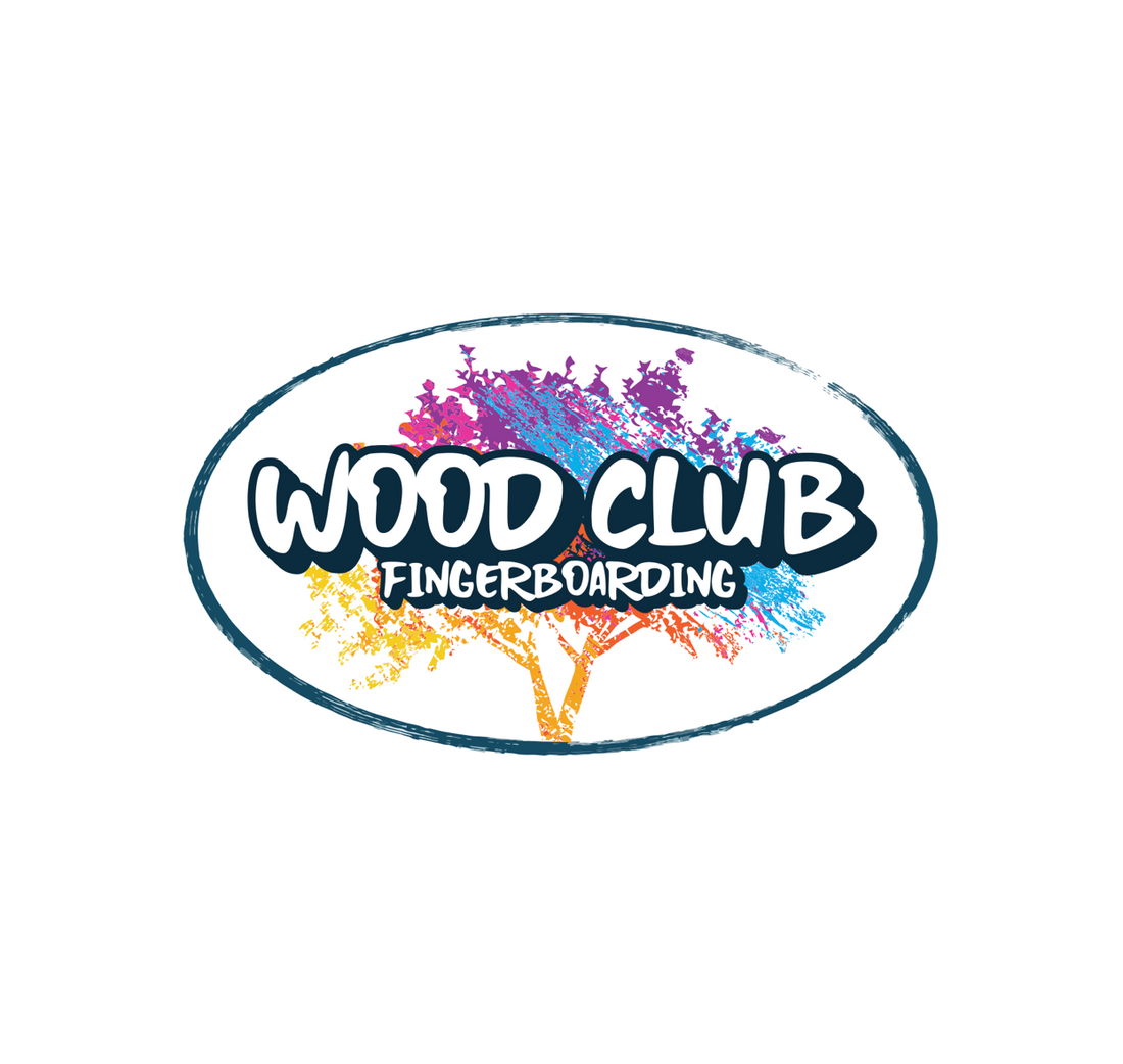 WoodClub Sticker "WoodClub Logo" - Wooden Fingerboards