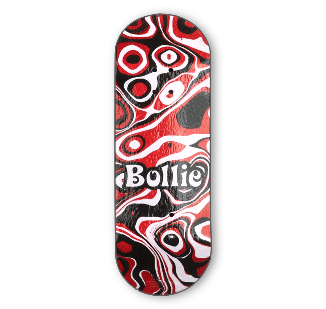 BOLLIE DECK 31MM - PSYCHEDELIC RED